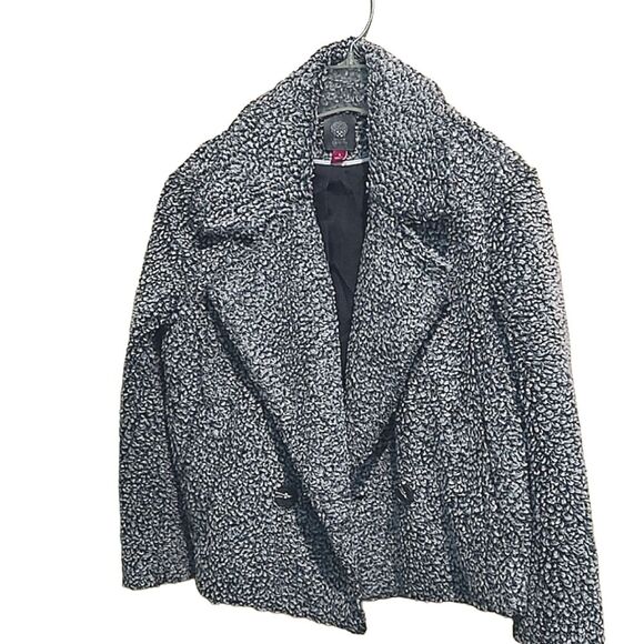 Vince Camuto Fuzzy Jacket in gray - Picture 3 of 6